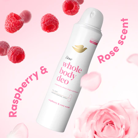 Private Label Full-Body Deodorant Spray for Gentle All-Day Freshness